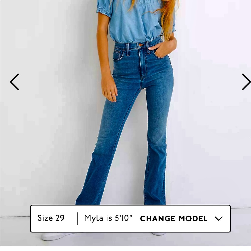 MADEWELL Skinny Flair Jeans Size 27